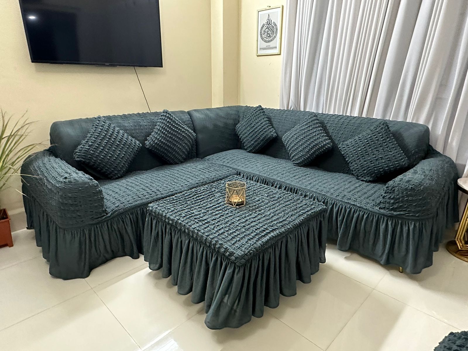 Turkey Stretchable Sofa Cover in Bangladesh – Premium Elastic Sofa Cover | StyleView