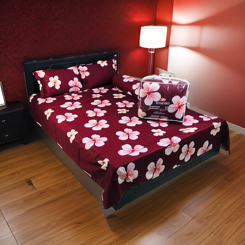 5Pcs Comforter Combo Set (Merun)