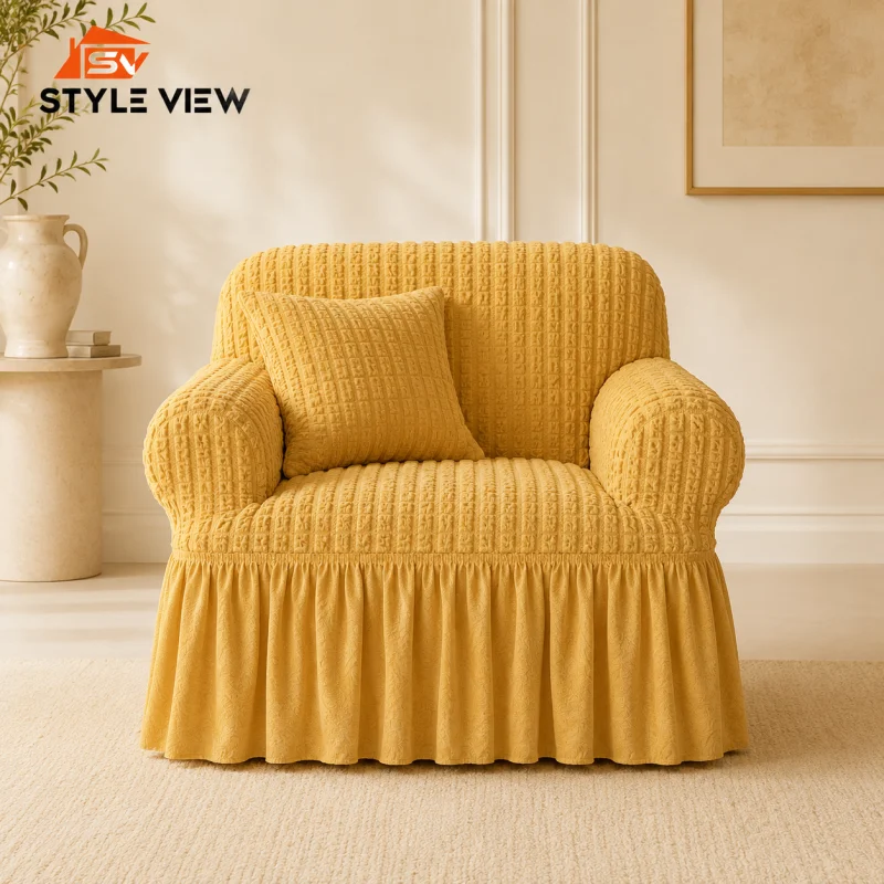 Turkey Stretchable Sofa Cover - Brown