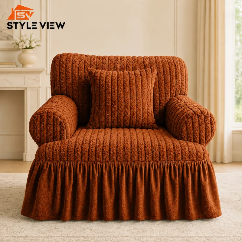 Turkey Stretchable Sofa Cover - Golden